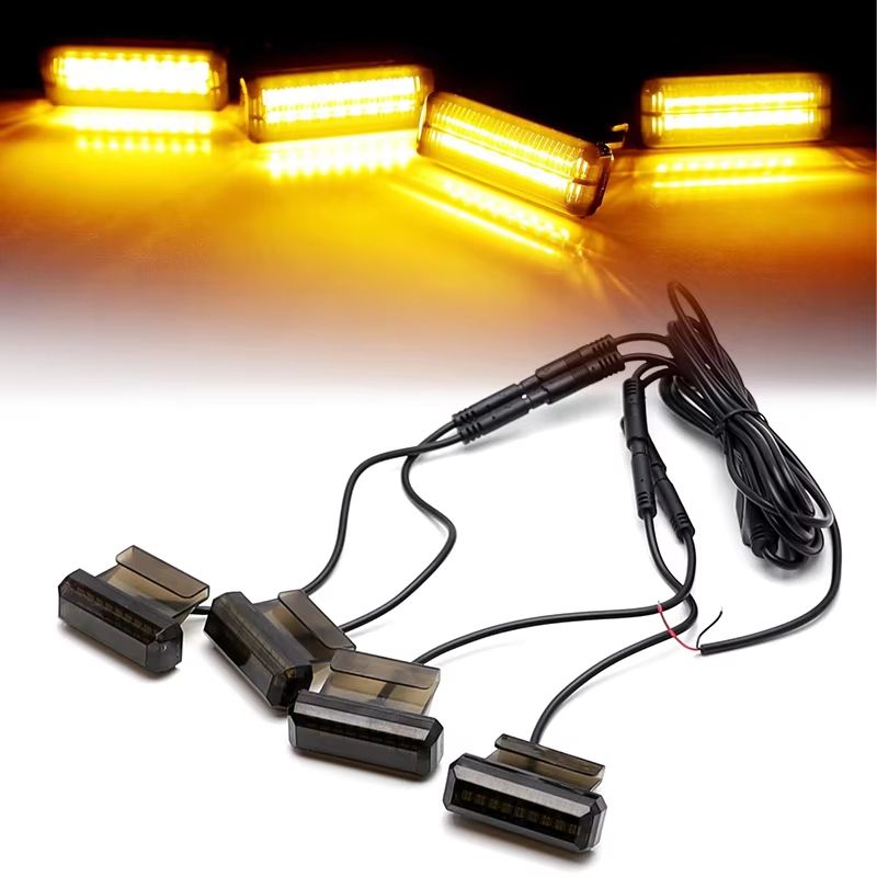 RaptorStyle Front Grille Clearance LED Light Kit 4 Pcs For Toyota Tundra 20222025 6