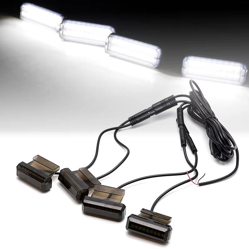 RaptorStyle Front Grille Clearance LED Light Kit 4 Pcs For Toyota Tundra 20222025 7