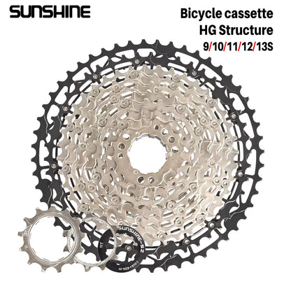 SUNSHINE Ultralight HG CarbonSteel Cassette 913 Speed  Performance Drivetrain Upgrade 2