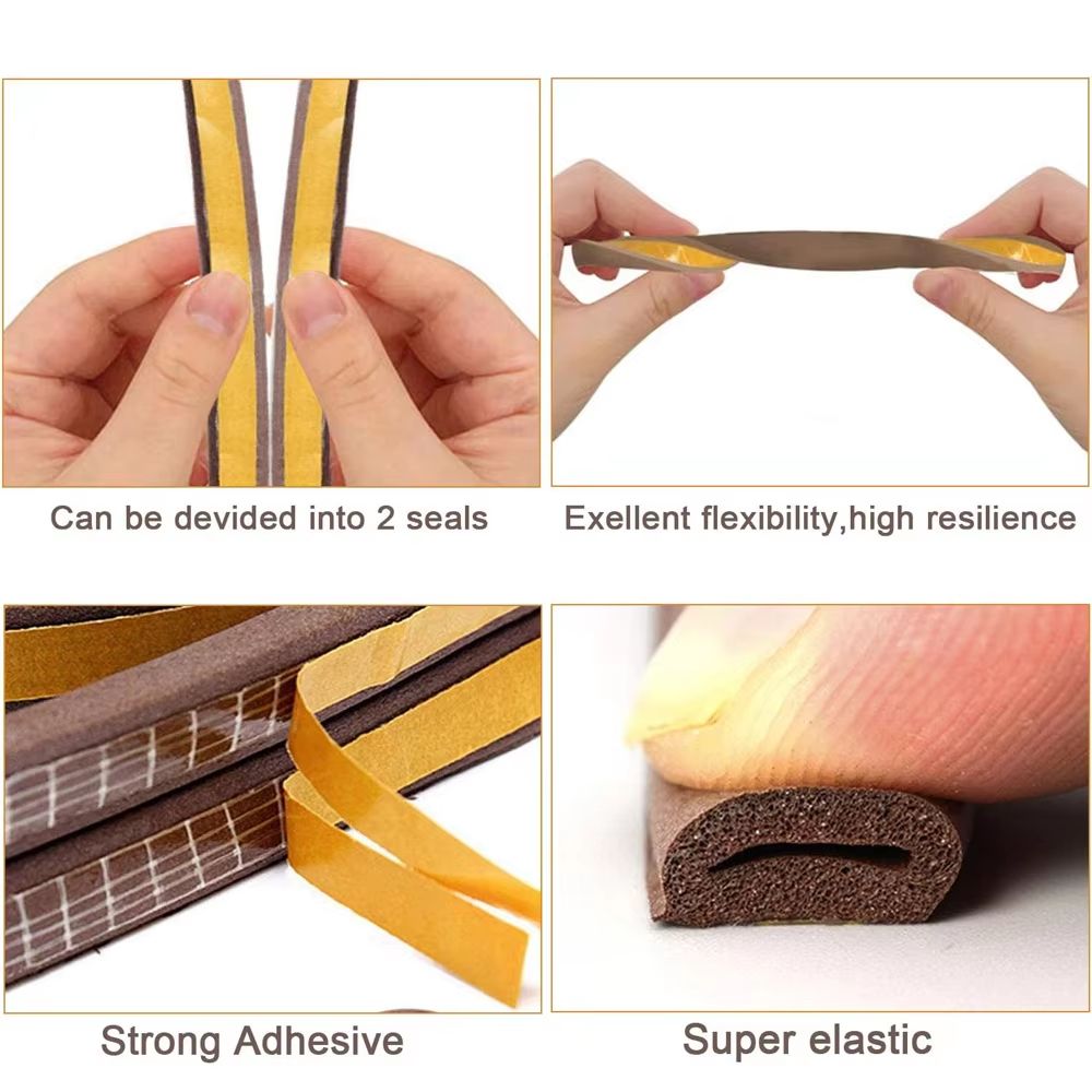 Ultimate Weatherseal Foam Strip For Doors  Windows  SelfAdhesive Acoustic  Windproof Tape 1