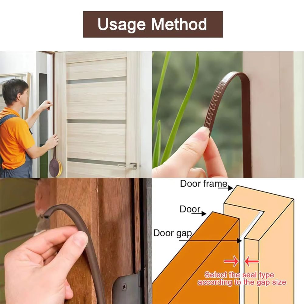 Ultimate Weatherseal Foam Strip For Doors  Windows  SelfAdhesive Acoustic  Windproof Tape 5