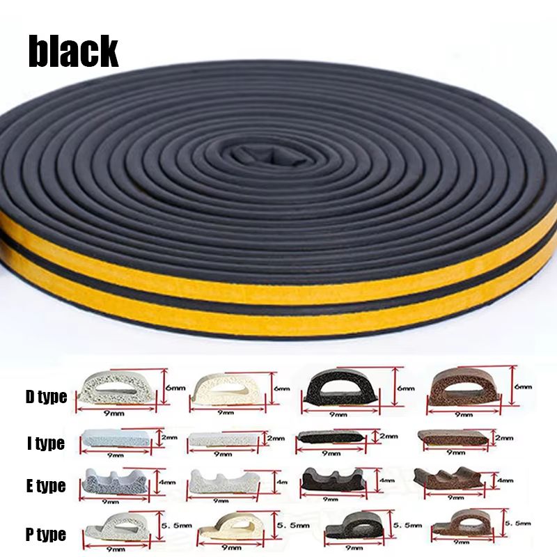 Ultimate Weatherseal Foam Strip For Doors  Windows  SelfAdhesive Acoustic  Windproof Tape 6
