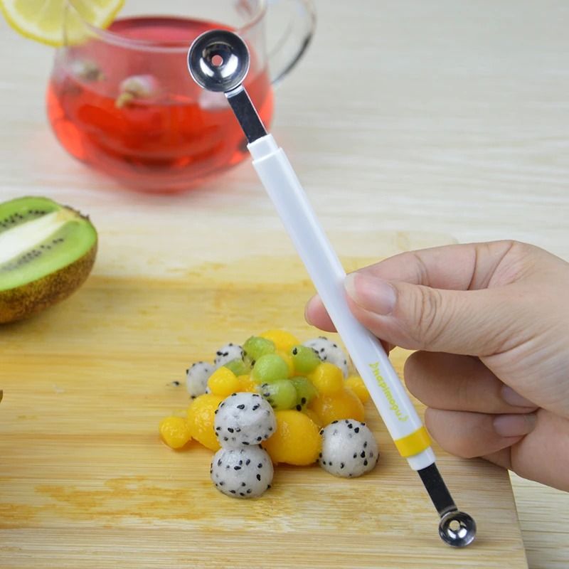 Stainless Steel Double Ended Melon Baller and Fruit Scoop