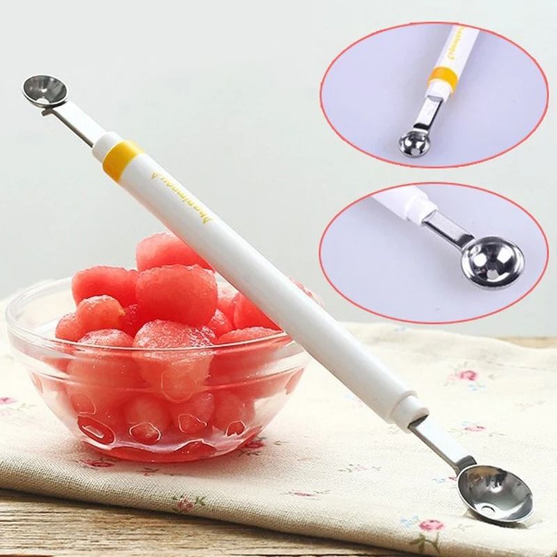 Stainless Steel Double Ended Melon Baller And Fruit Scoop 5