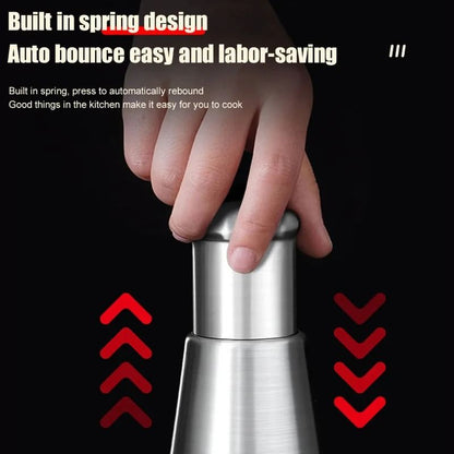 Stainless Steel Garlic Chopper Manual Push Type Kitchen Tool 3