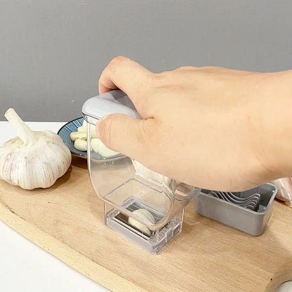 Manual Pressing Garlic Grinding Grater Cutter Kitchen Tool 2