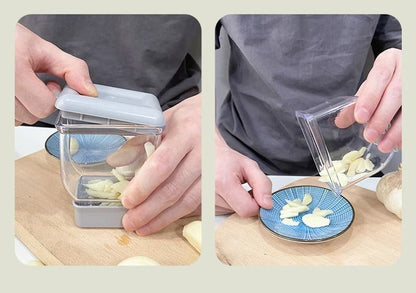 Manual Pressing Garlic Grinding Grater Cutter Kitchen Tool 4
