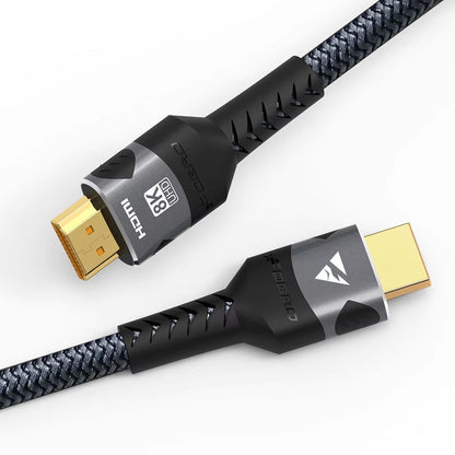 UltraHighSpeed HDMI 21 Braided Cable 4K At 120Hz  8K A60Hz  48 Gbps Transfer  DTSX  HDR10  PS5  Lap 1