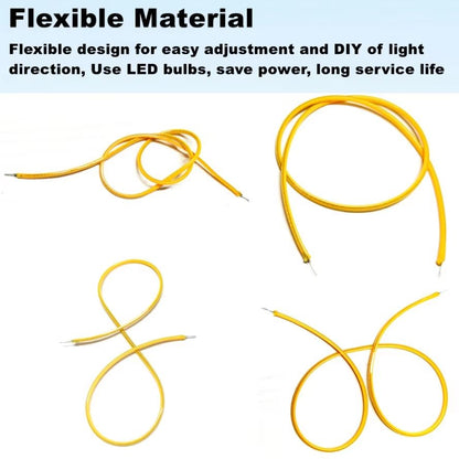 UltraSlim SameEnd LED Filament Strip  Flexible DC 3 V Lighting Ribbon For Edison Style Decor 3