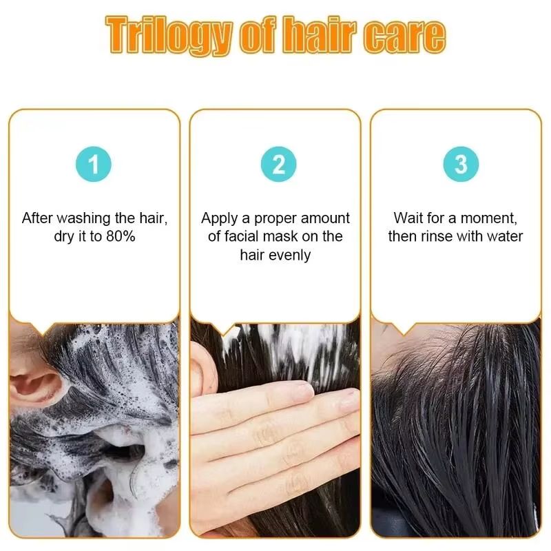 Instant Repair Keratin Hair Mask  Deep Restore For Damaged Frizzy  Weak Hair 5