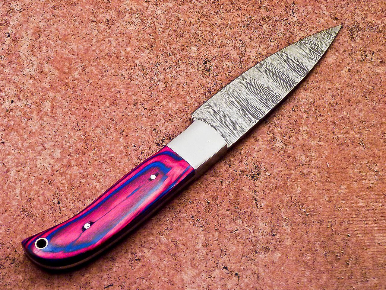 9 Custom Handmade Damascus Steel Chef Knife  Professional Kitchen  Camping Knife 3