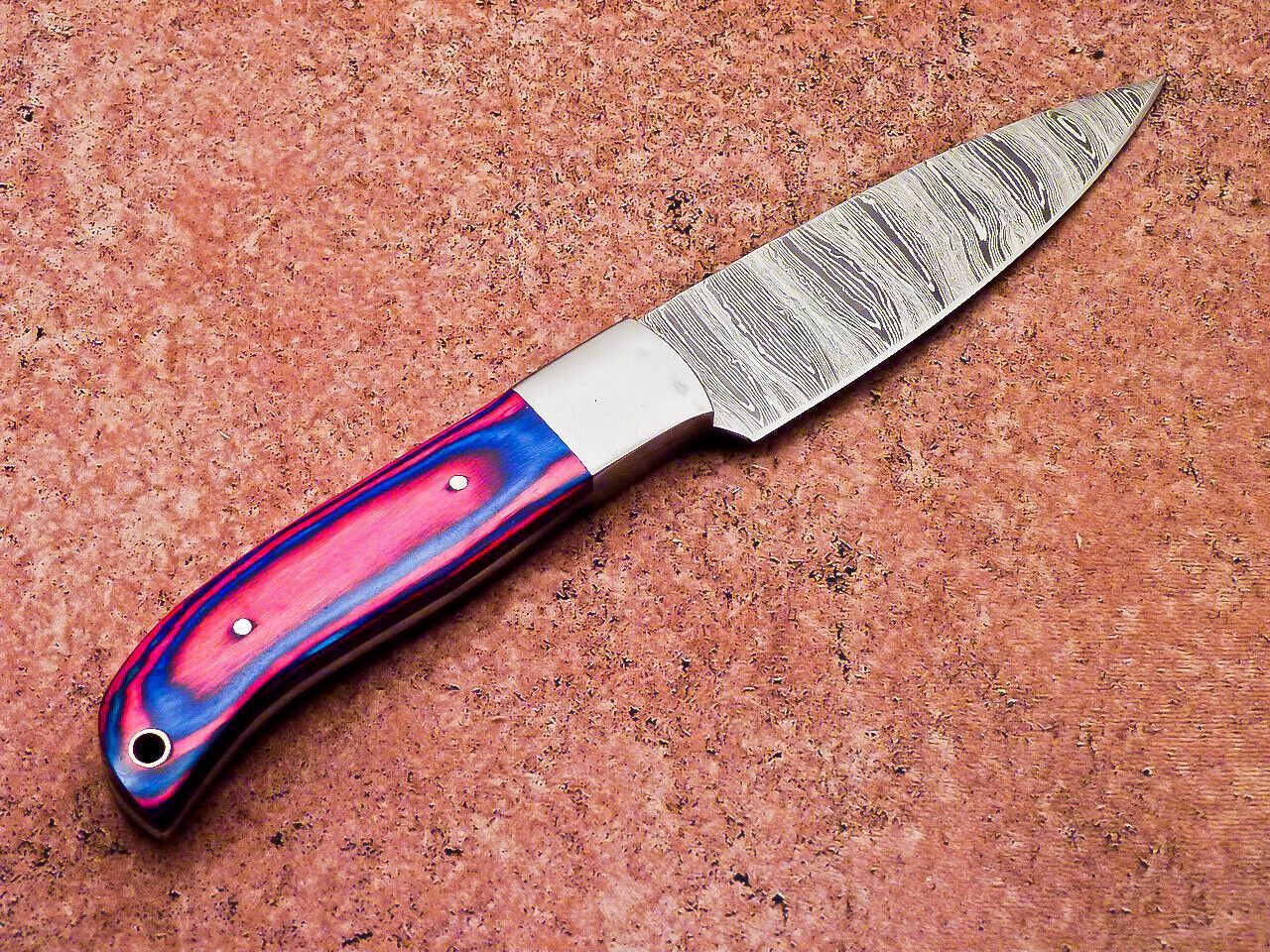 9 Custom Handmade Damascus Steel Chef Knife  Professional Kitchen  Camping Knife 1