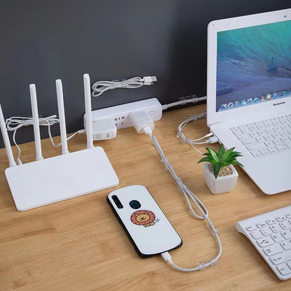 NeatLine Cable Organizer Clip Set  Desktop  Workstation Wire Manager 3
