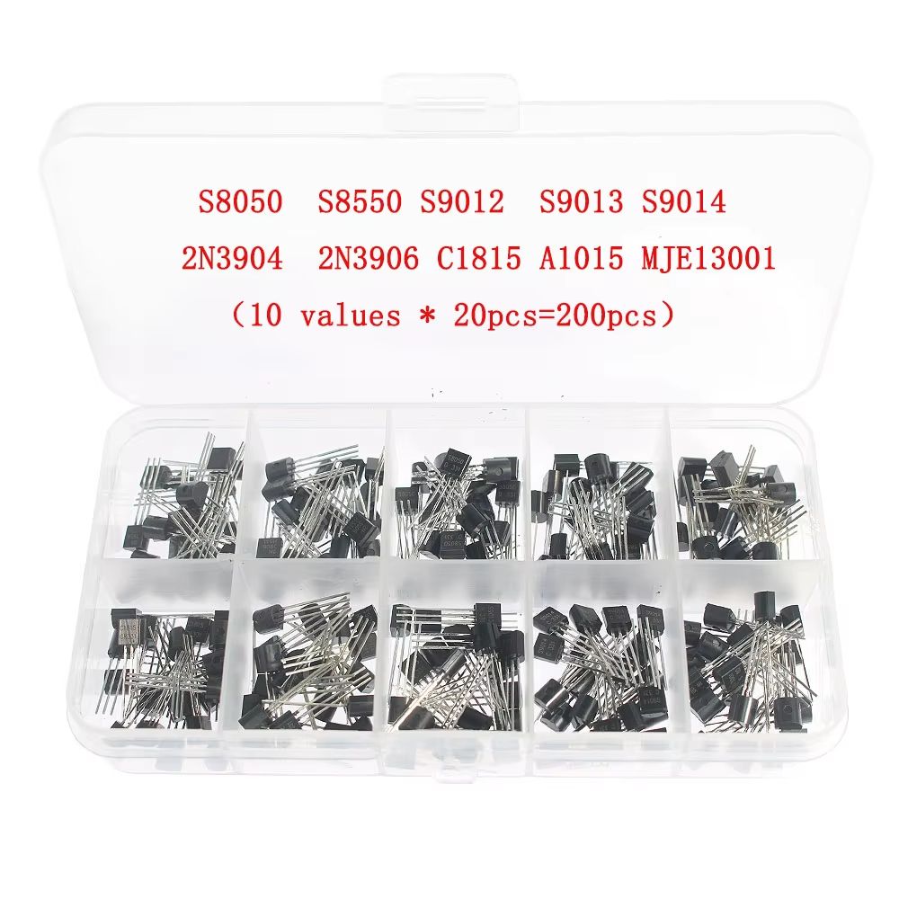 Essential NPNPNP Transistor Kit  10 Common Types For Prototyping  Repair 12