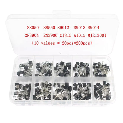 Essential NPNPNP Transistor Kit  10 Common Types For Prototyping  Repair 12