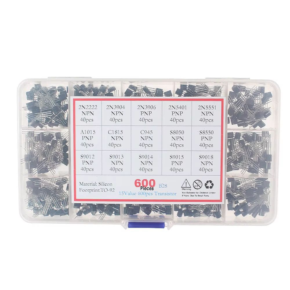 Essential NPNPNP Transistor Kit  10 Common Types For Prototyping  Repair 15