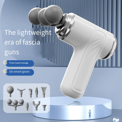 Muscle Massager for Home Fitness, Mini Electric Fascia Gun, Deep Tissue Neck Arm Leg Relaxation Massage Tool