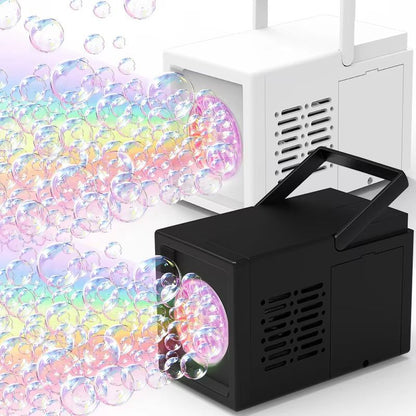 HandyFun 10-Hole Automatic Bubble Blower – Handheld Electric Bubble Machine Toy for Outdoor Fun