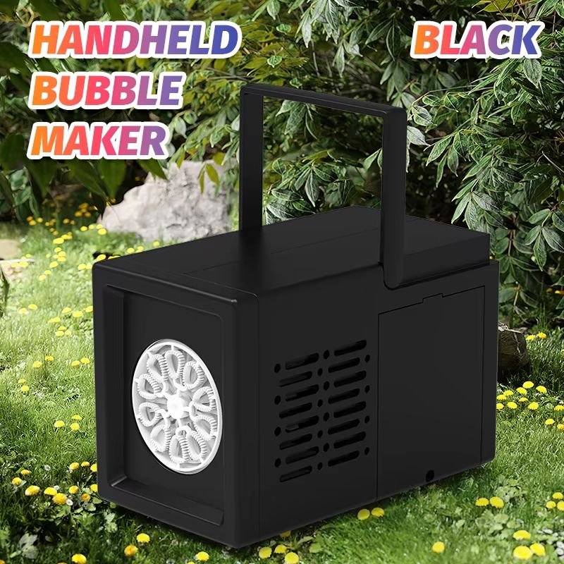 HandyFun 10Hole Automatic Bubble Blower  Handheld Electric Bubble Machine Toy For Outdoor Fun 7