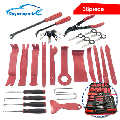 Car Tools Plastic Trim Removal Kit Car Interior Panel Tools Auto Trim Puller Set Car Clips Puller D 1