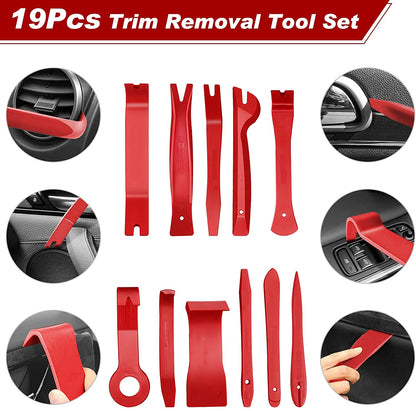 Car Tools Plastic Trim Removal Kit Car Interior Panel Tools Auto Trim Puller Set Car Clips Puller D 2