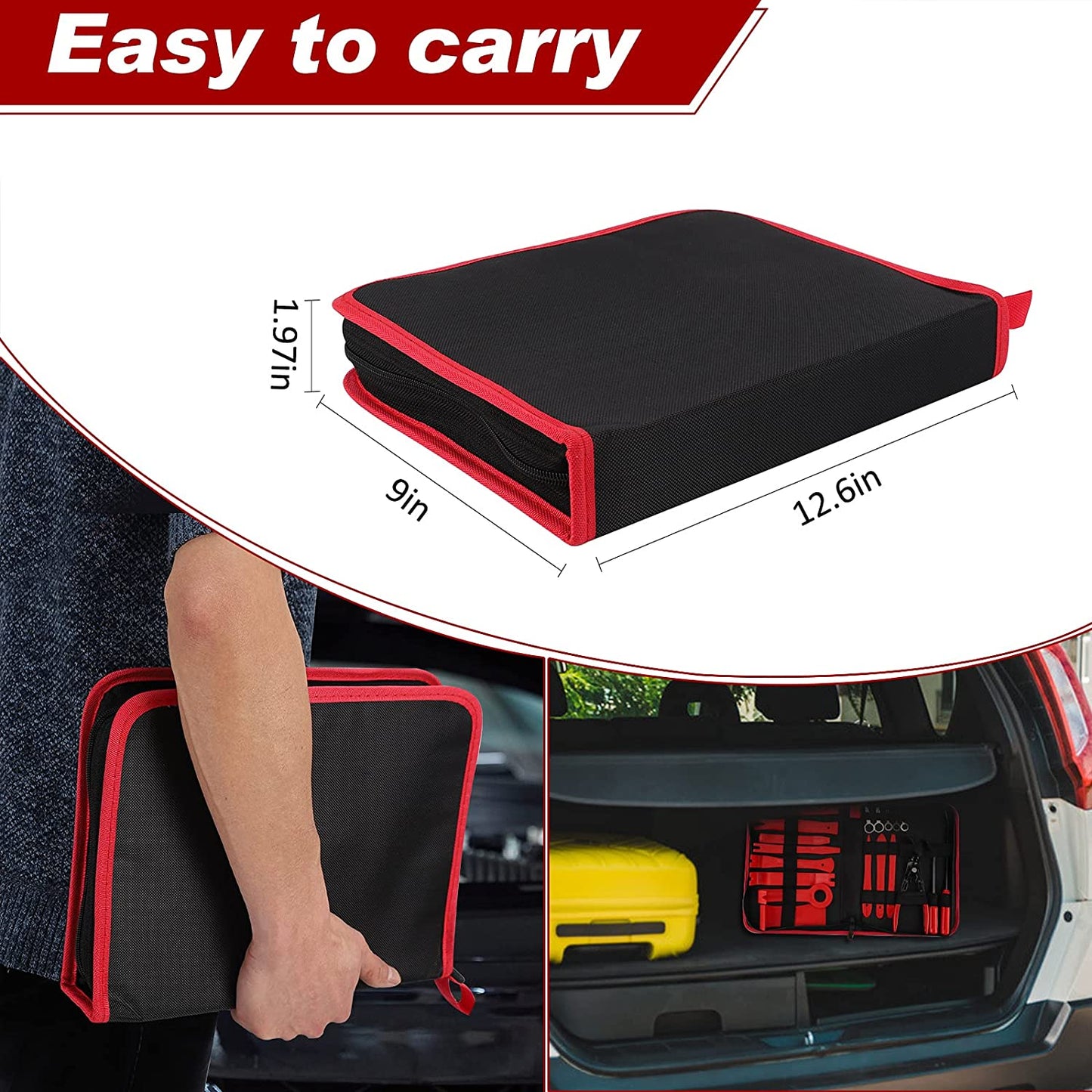 Car Tools Plastic Trim Removal Kit Car Interior Panel Tools Auto Trim Puller Set Car Clips Puller D 5
