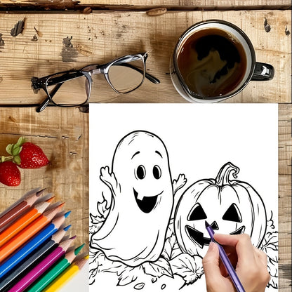 Halloween Coloring Book For Adults Stress Relief And Relaxation Valentines Day Gift Anti Anxiety Ar 4