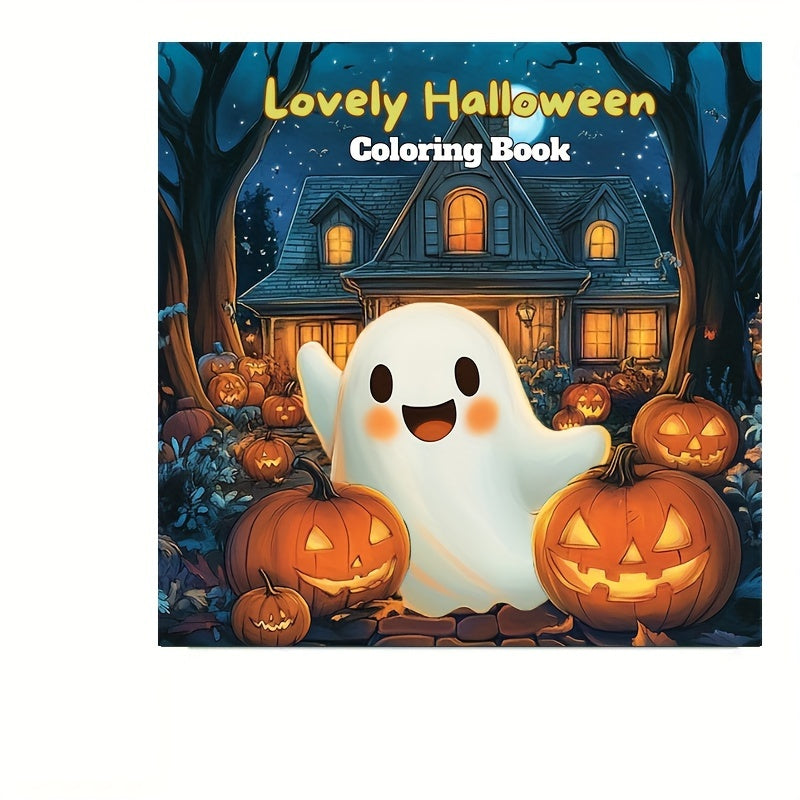 Halloween Coloring Book For Adults Stress Relief And Relaxation Valentines Day Gift Anti Anxiety Ar 6