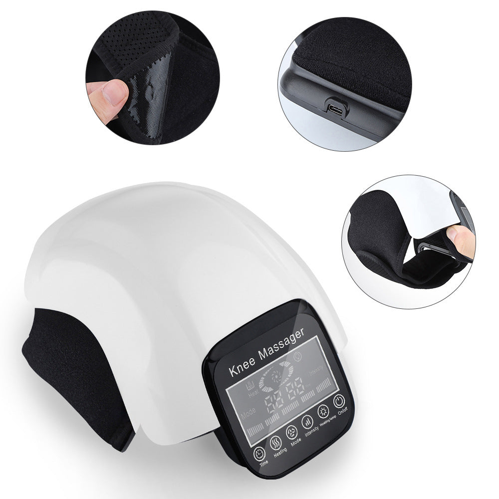Rechargeable Knee Massager Portable Heating Pad Vibration Hot Compress Joint Support Care For Knee  3