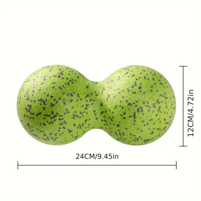 Double Long Hockey Ball High Density Peanut Massage Ball Deep Tissue Muscle Massage Roller 4