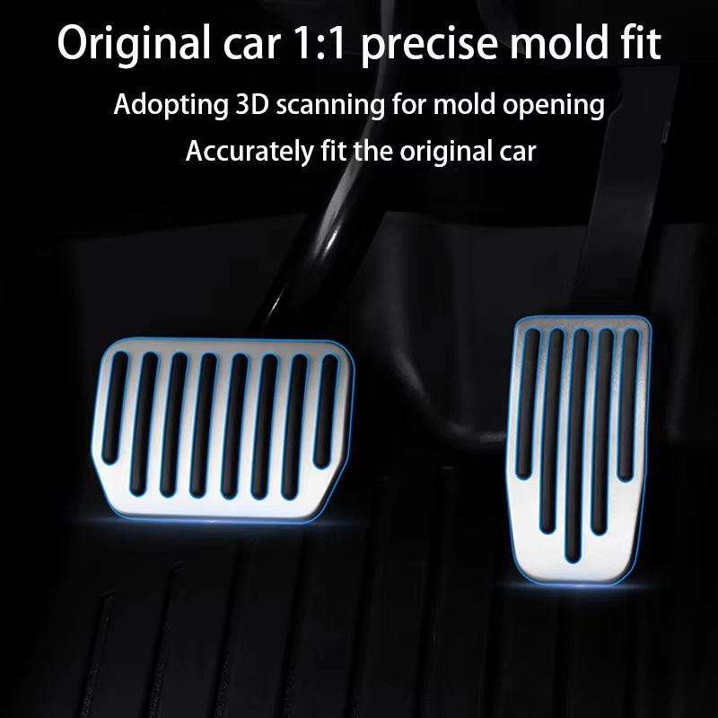 Tesla Model Y Juniper 2025 Performance Pedal Set  NonSlip Aluminum Foot Covers For Accelerator Brak 1