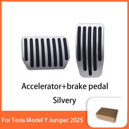 Tesla Model Y Juniper 2025 Performance Pedal Set  NonSlip Aluminum Foot Covers For Accelerator Brak 7