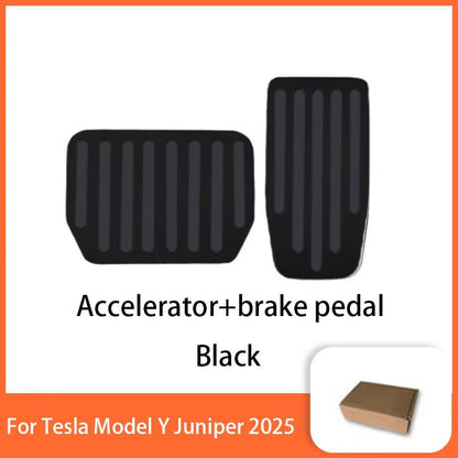 Tesla Model Y Juniper 2025 Performance Pedal Set  NonSlip Aluminum Foot Covers For Accelerator Brak 8