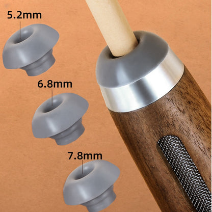 Portable Car Ashtray Dust Free Smoking Filter Mini Walnut Wooden Mobile Ashtray For Cigar And Cigar 2