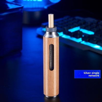 Portable Car Ashtray Dust Free Smoking Filter Mini Walnut Wooden Mobile Ashtray For Cigar And Cigar 7