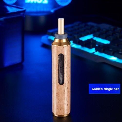 Portable Car Ashtray Dust Free Smoking Filter Mini Walnut Wooden Mobile Ashtray For Cigar And Cigar 8