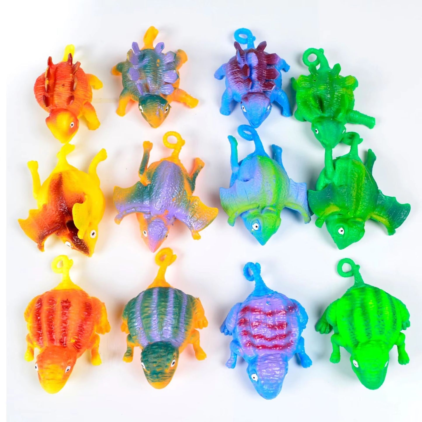 3Piece Inflatable Dinosaur Vent Balls  Squeeze Toy Set For Kids 4