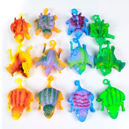 3Piece Inflatable Dinosaur Vent Balls  Squeeze Toy Set For Kids 4