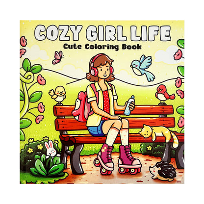 Girls Themed Colouring Book, A Comfortable Space to Paint, Picture Book Mobile, Childrens Coloring Book