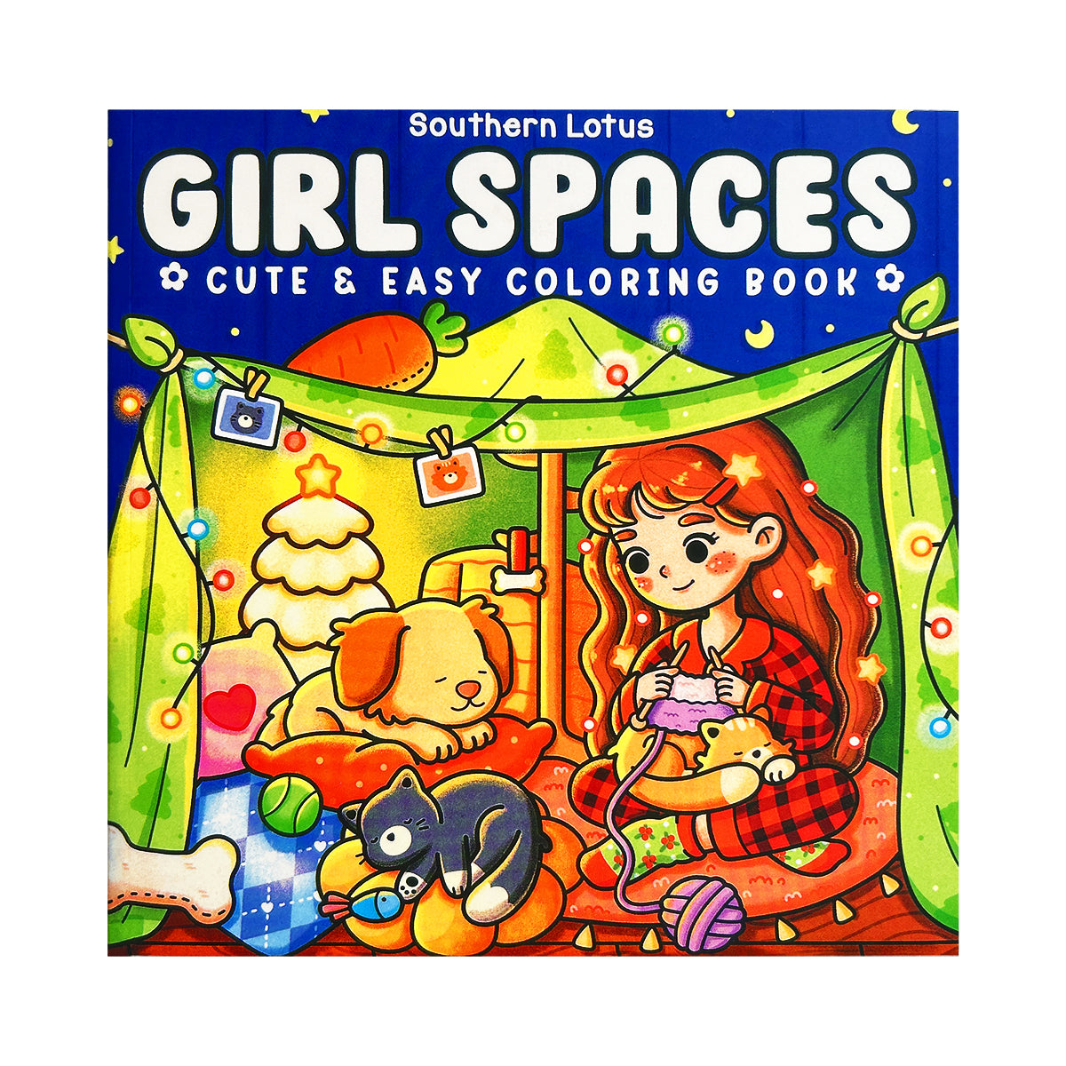 Girls Themed Colouring Book, A Comfortable Space to Paint, Picture Book Mobile, Childrens Coloring Book