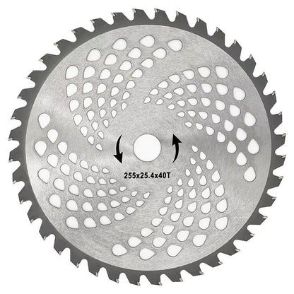 40T 255mm Alloy Brush Cutter Blade  Precision Trimmer For HeavyDuty Lawn Care 1