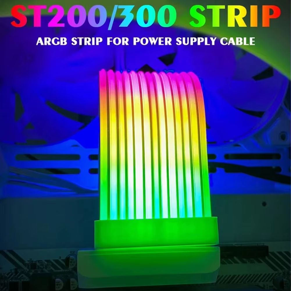RGB PSU Cable Extension Kit  5V 3Pin ARGB Sync For 68121624Pin Connectors 3