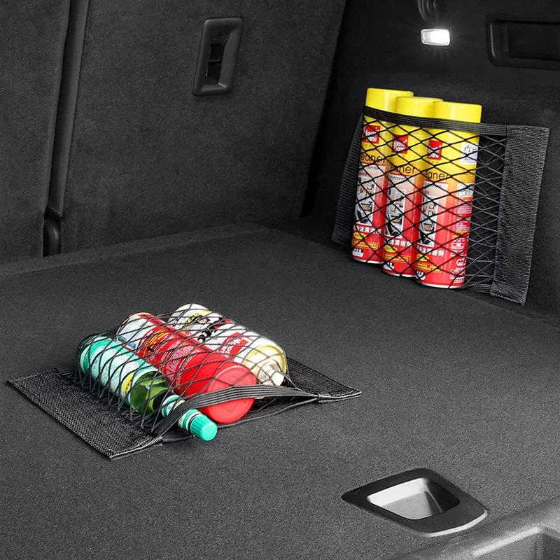 Renault Car Trunk Organizer Net Storage Box Bag Sticker For Megane Duster Logan Clio Laguna Sandero 4