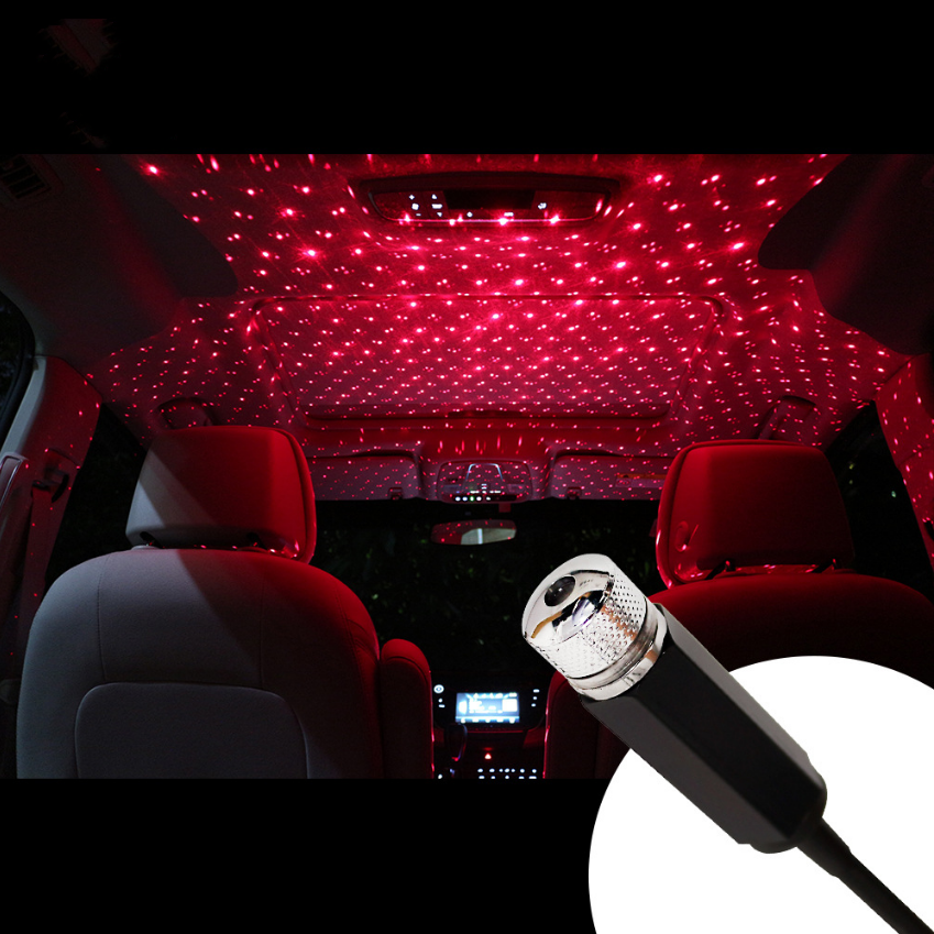 Car Interior USB LED Atmosphere Light, Ambient Lamp Decoration for Audi Quattro Sline