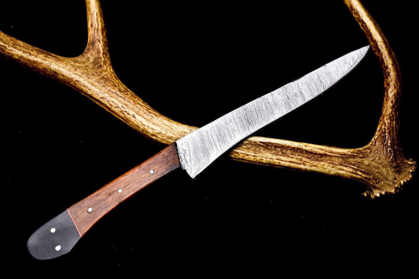 12 Handmade Damascus Steel Chef Knife  Full Tang Kitchen Knife With Razor Sharp Blade 2