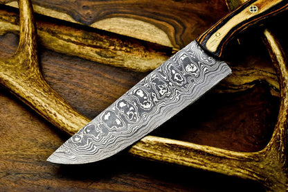 Hand Forged 12 Damascus Steel Chef Knife  Professional Kitchen Full Tang Knife 1