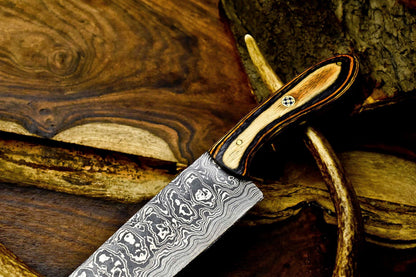 Hand Forged 12 Damascus Steel Chef Knife  Professional Kitchen Full Tang Knife 2