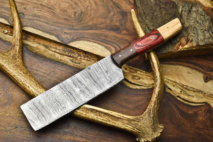 Premium Handmade 12" Damascus Chef Knife – Real Forged Damascus Blade