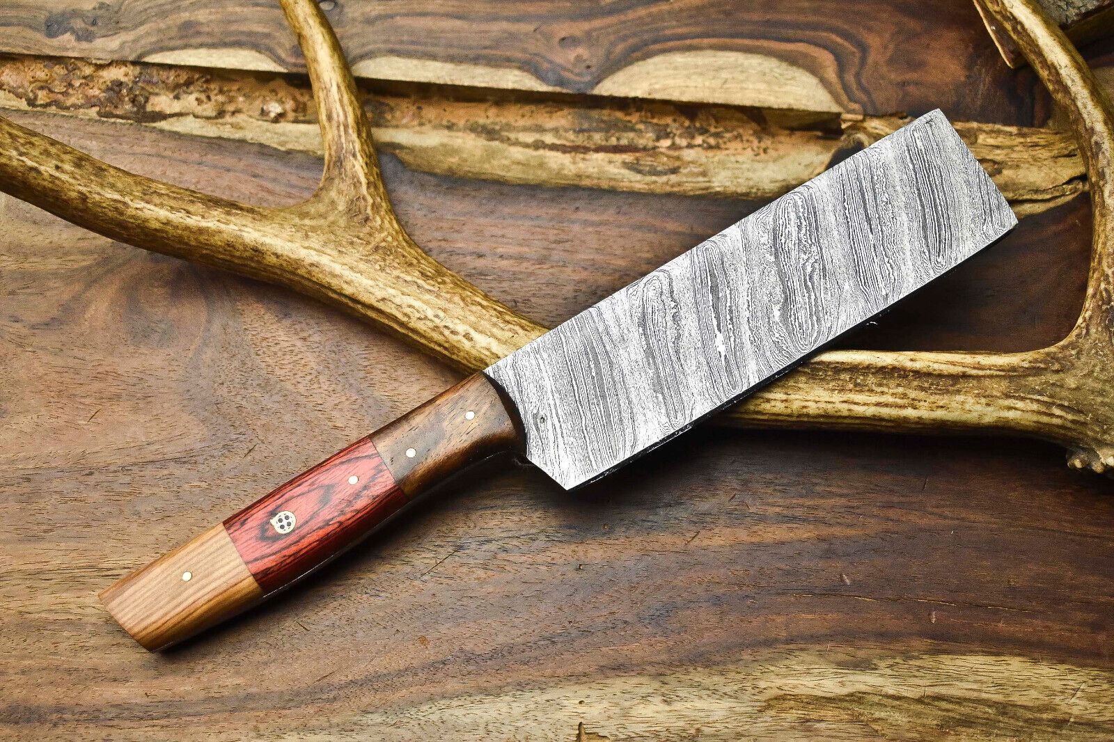 Premium Handmade 12 Damascus Chef Knife  Real Forged Damascus Blade 3