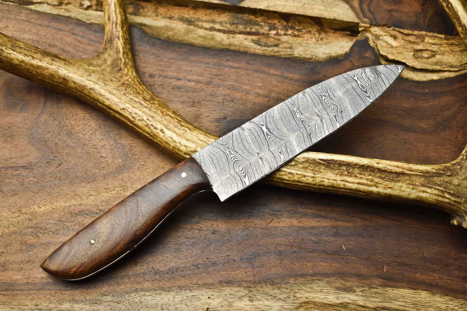 Custom 12 Damascus Steel Kitchen Chef Knife  Hand Forged Full Tang Blade 2
